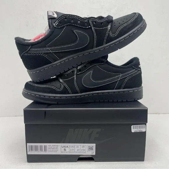 Nike Air Jordan 1 Retro Low SP Travis Scott “Black Phantom” 2023 - Picture 3 of 4